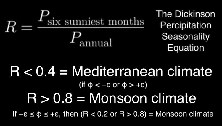Formal aridity classification of climates part two